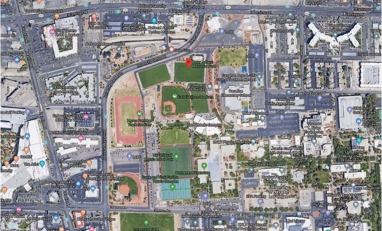 Map of UNLV campus